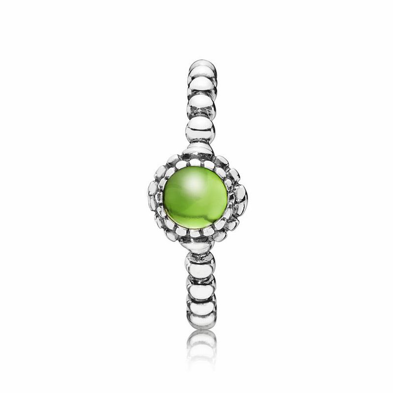 Pandora Birthday Blooms Ring August Outlet NZ, Sterling Silver (962451-EGH)